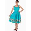 Dancing Days - SOPHIA Robe évasée - Bleu Product image
